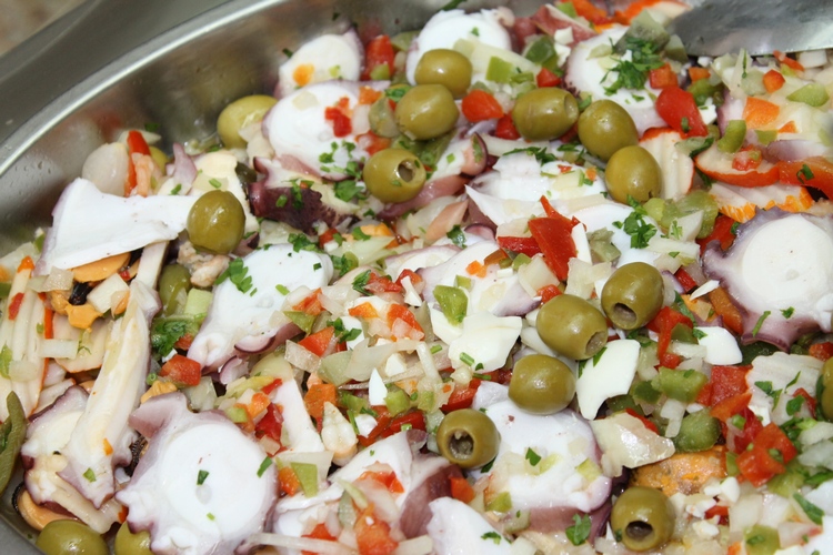 Pulpo a la vinagreta